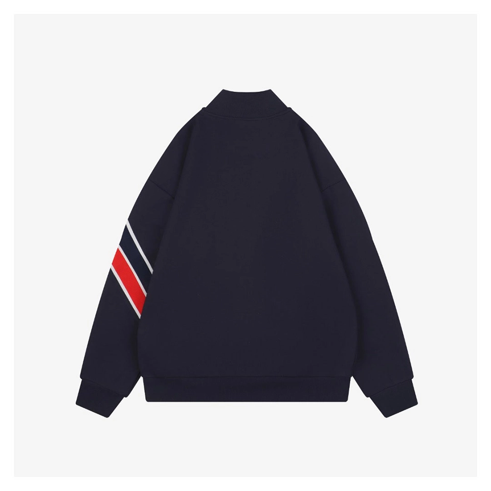Mxxcler Arm Tape Mk Embroidered Zip Jacket