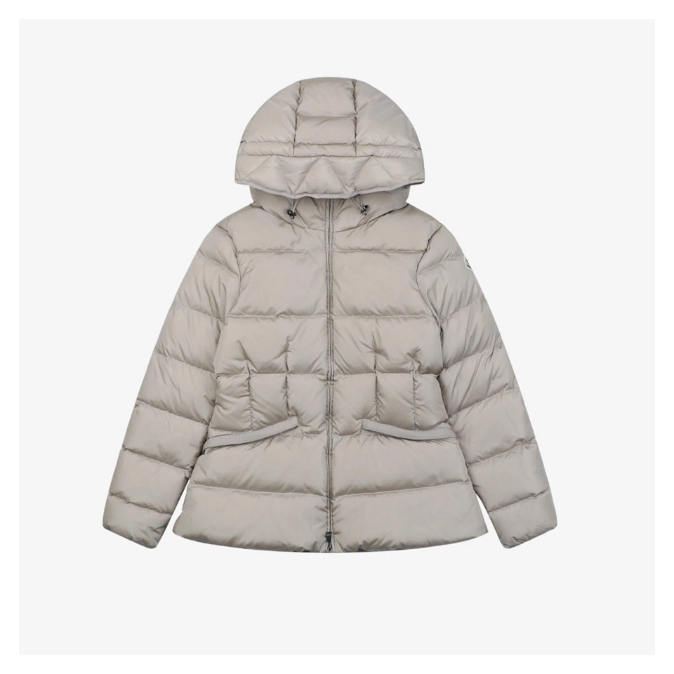 Mxxcler Avoce Cinched Waist Hooded Down Jacket Mx 006
