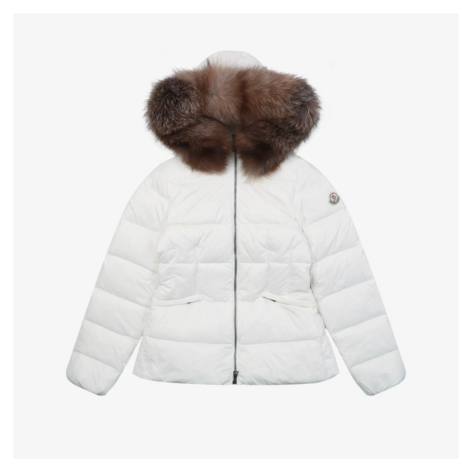 Mxxcler Boed Fur Trim Belted Hooded Down Jacket Mx 016