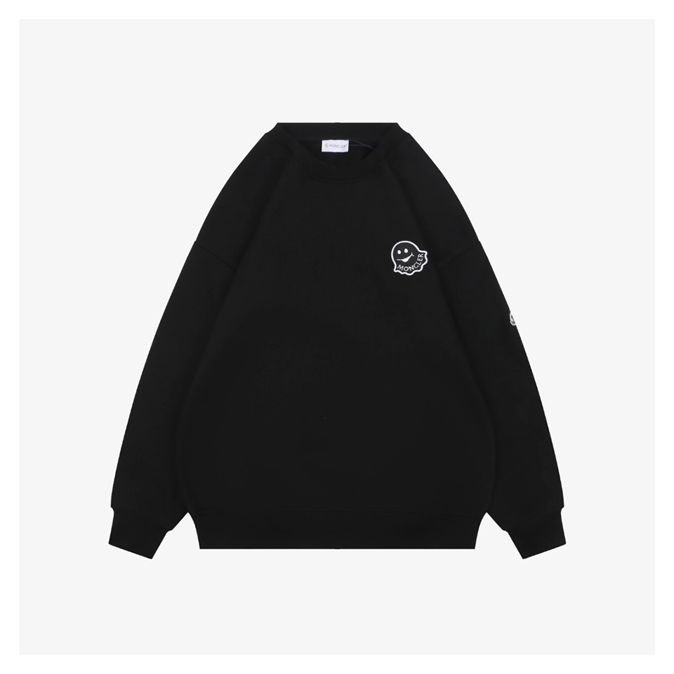 Mxxcler Ghost Patch Crewneck Sweatshirt