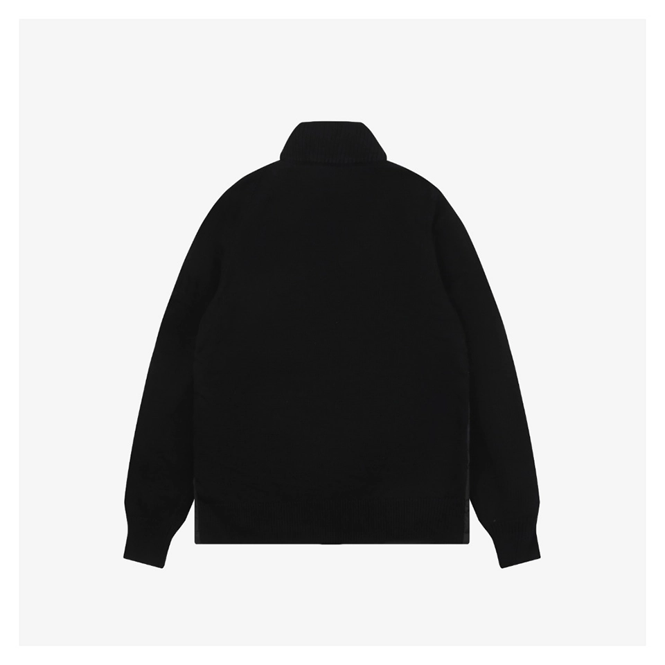 Mxxcler Knit Sleeve Down With Logo Patch Jacket