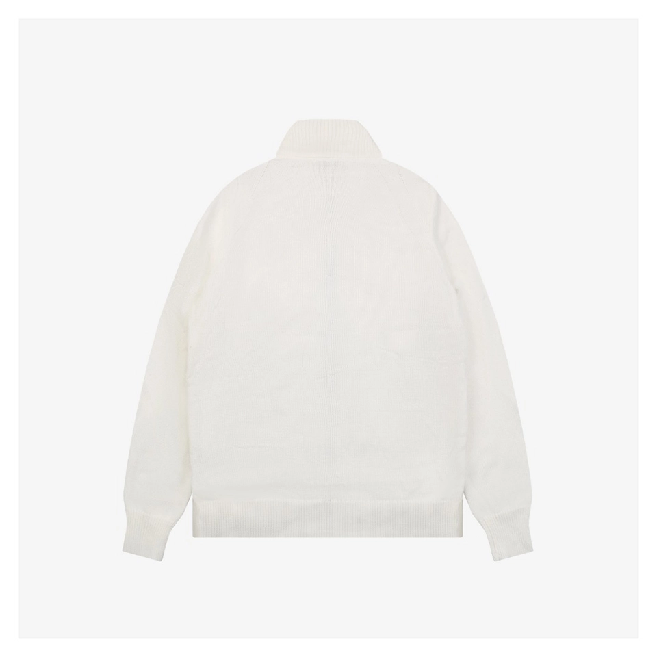 Mxxcler Knit Sleeve Down With Logo Patch Jacket