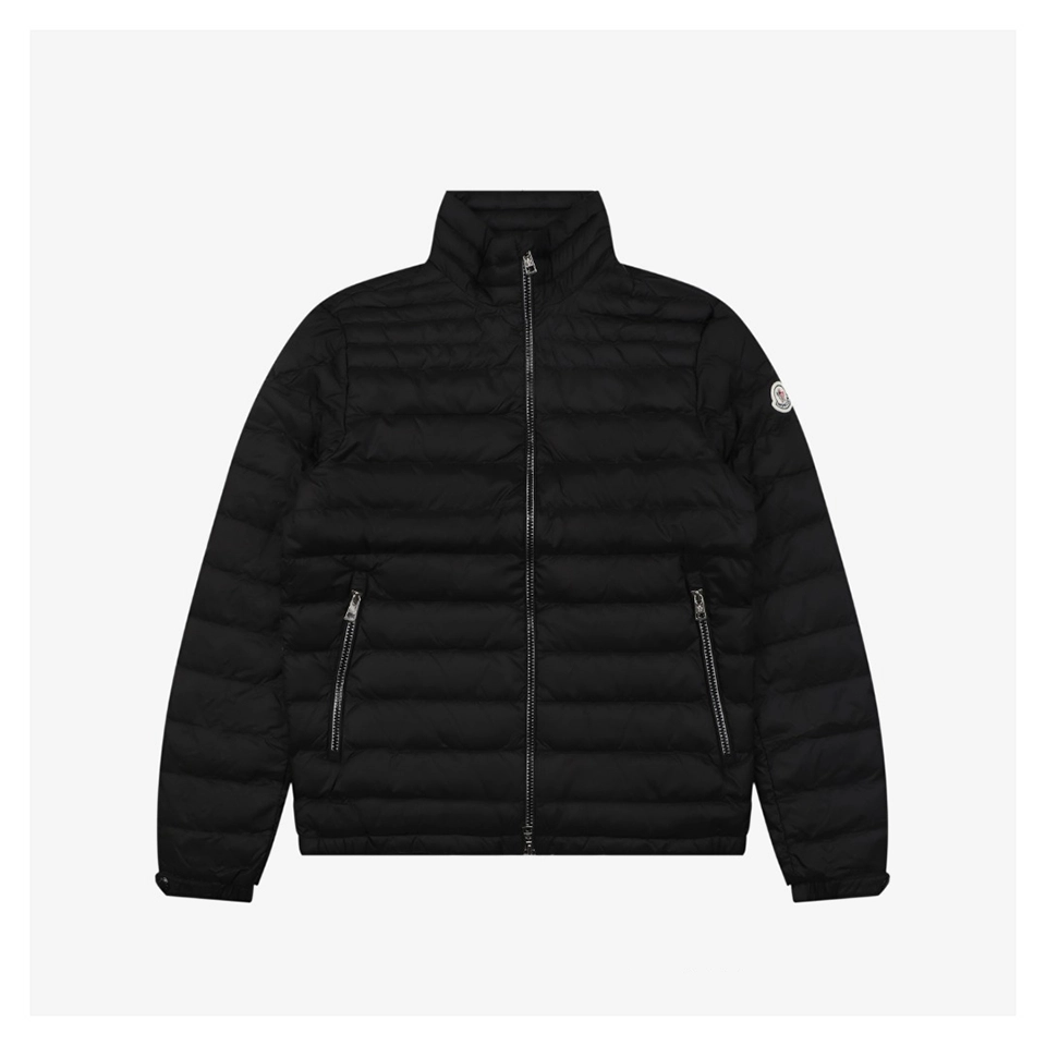 Mxxcler Leather Trim Pocket Knit Down Jacket Mt 091