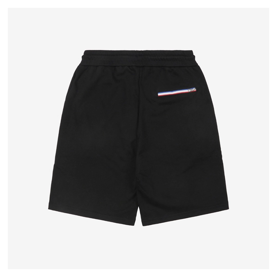 Mxxcler Logo Patch Back Pocket Stripe Shorts
