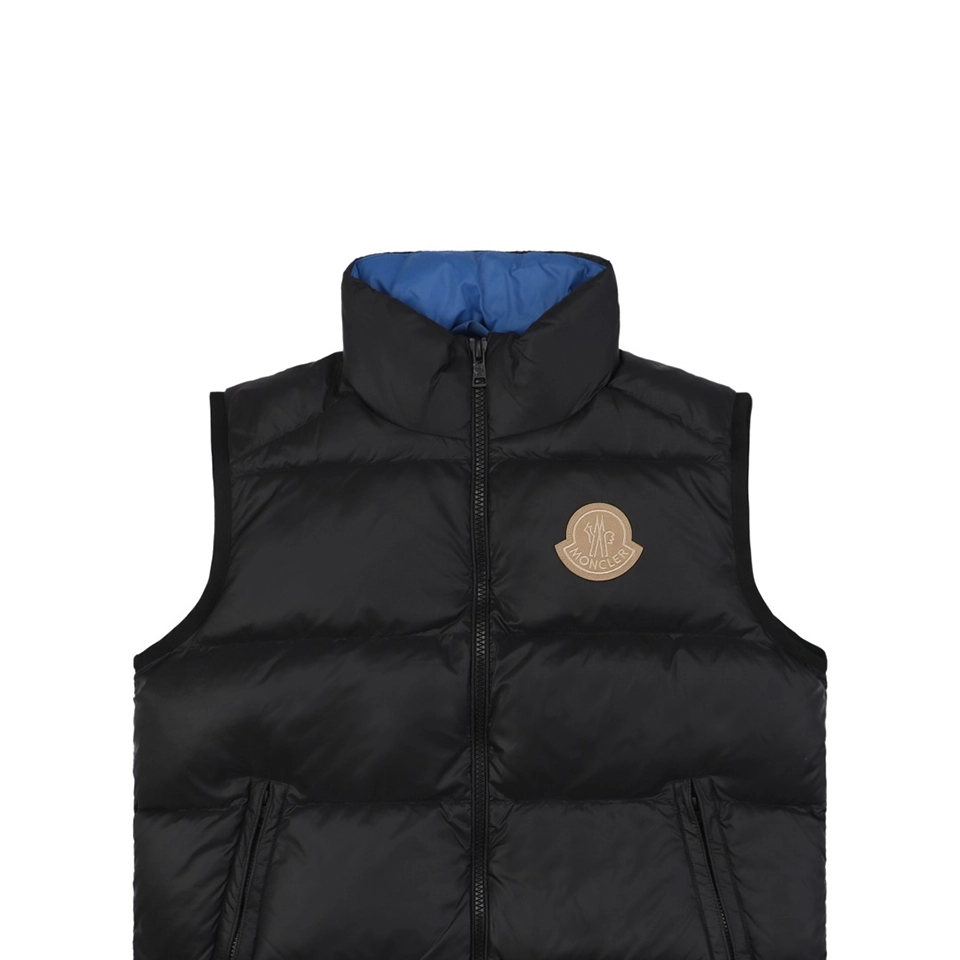Mxxcler-Longue-Saison-Blue-Puffer-Badge-Down-Vest2.jpeg.webp Mxxcler Longue Saison Blue Puffer Badge Down Vest