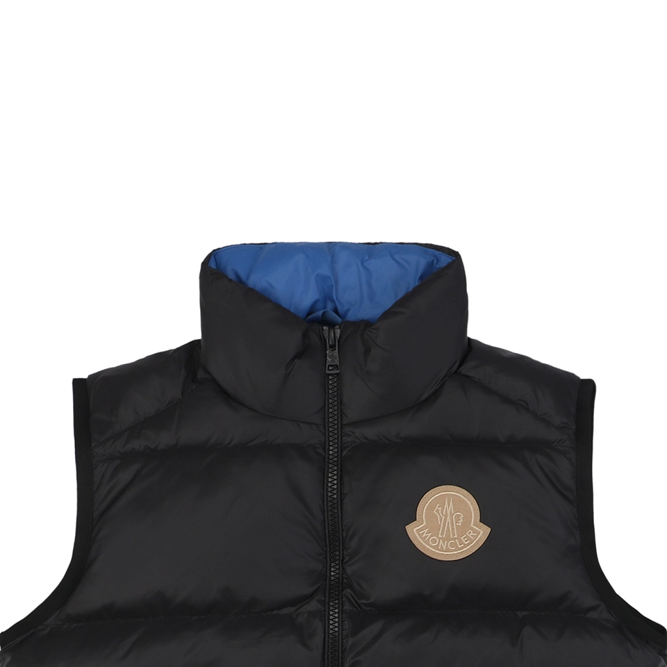 Mxxcler-Longue-Saison-Blue-Puffer-Badge-Down-Vest4.jpeg.webp Mxxcler Longue Saison Blue Puffer Badge Down Vest