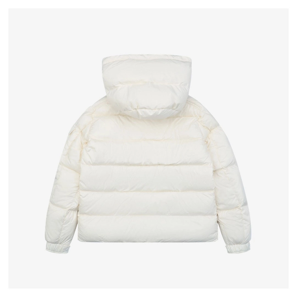 Mxxcler Maya Matte Hooded Down Jacket Off White 508