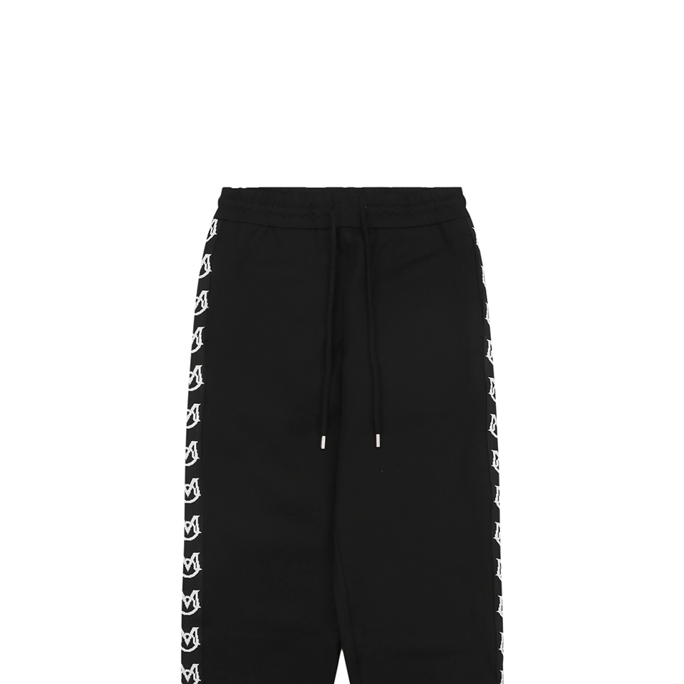 Mxxcler Retro Inspired Logo Tape Track Pants