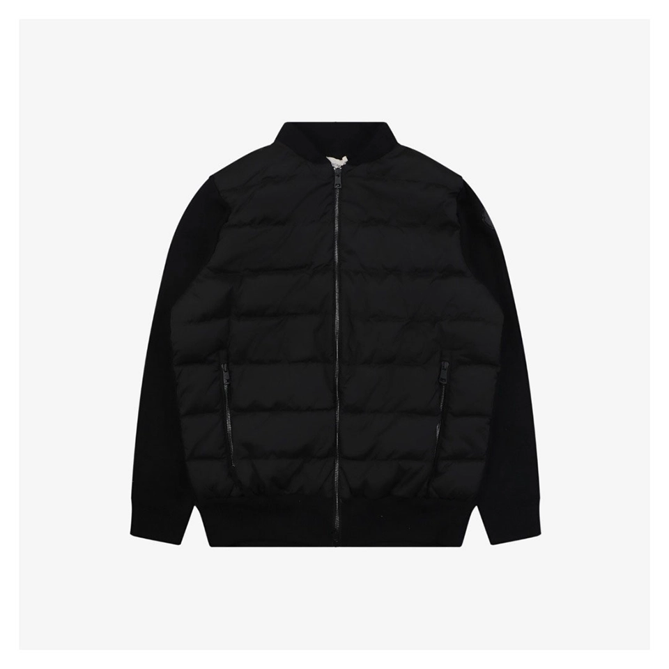 Mxxcler Ribbed Panel Knit Down Jacket Mt 802