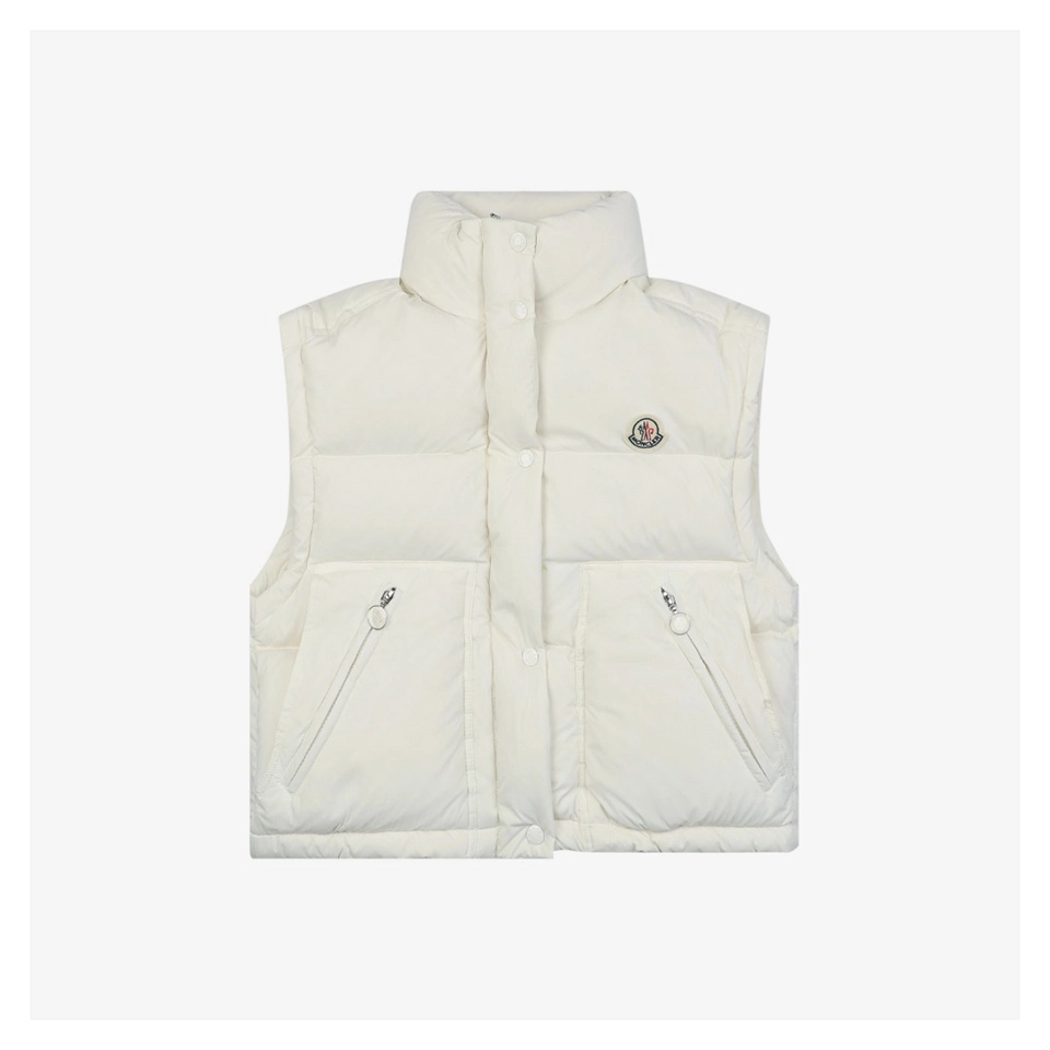 Mxxcler Selle Detachable Short Down Jacket White