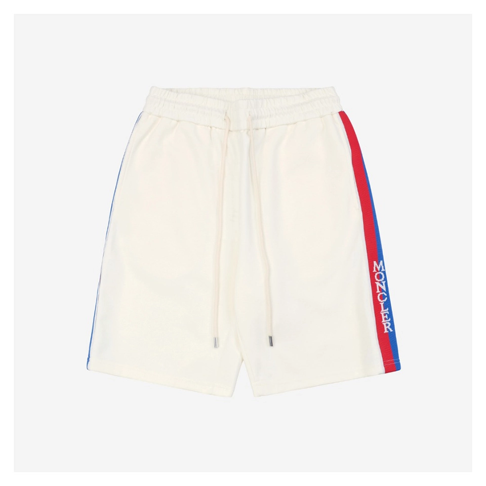 Mxxcler Side Stripe Logo Embroidered Shorts