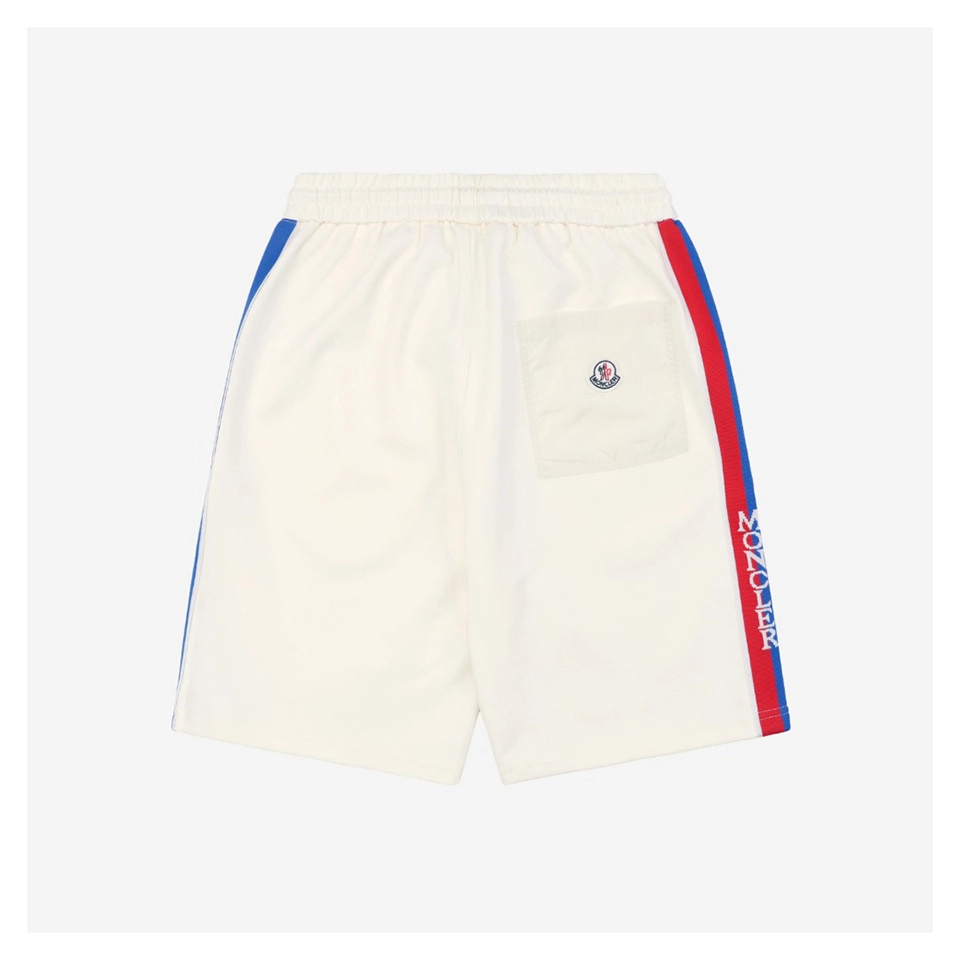 Mxxcler Side Stripe Logo Embroidered Shorts