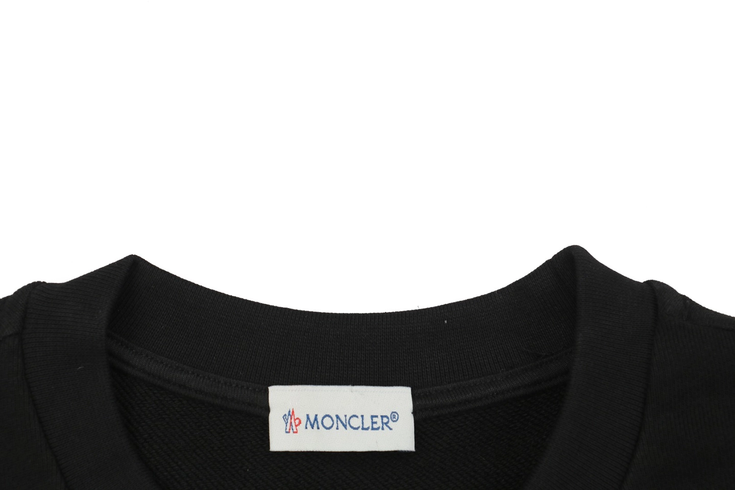 Mxxcler Velvet Flocked Logo Crewneck Sweatshirt