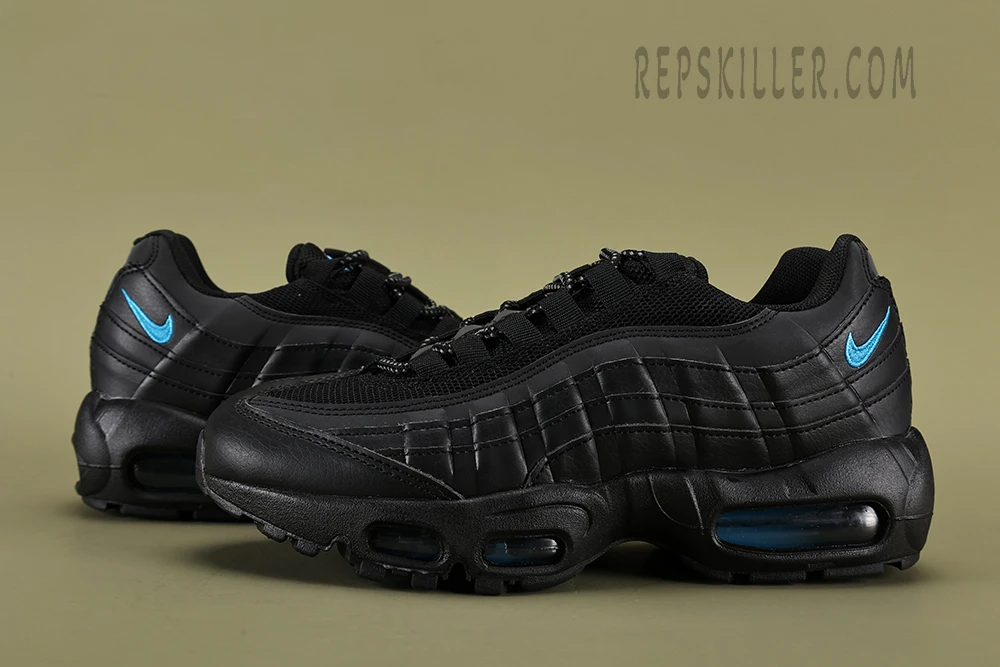 N1Ke Air Max 95 Black Laser Blue Reps