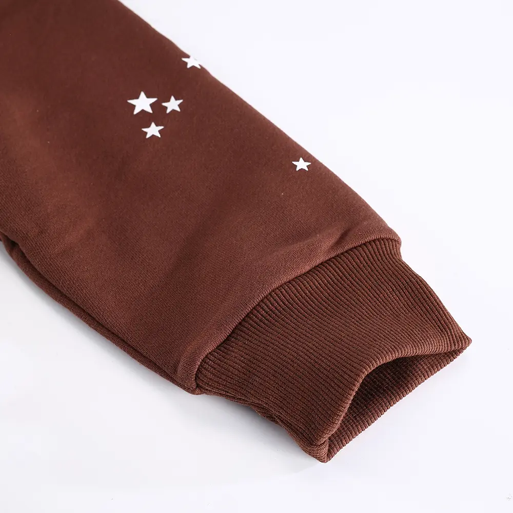 Nwt Sp5Der Araignee Brown Hoodie