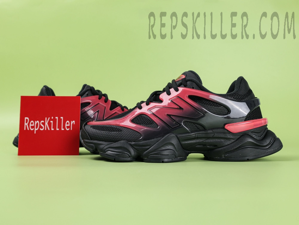 New Balance 9060 X Black Red