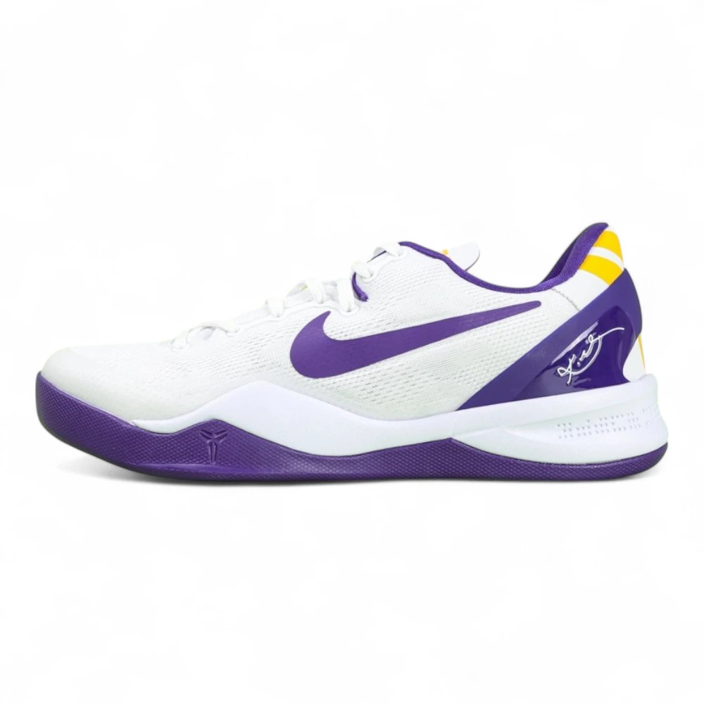 Kobe 8 Protro White Court Purple