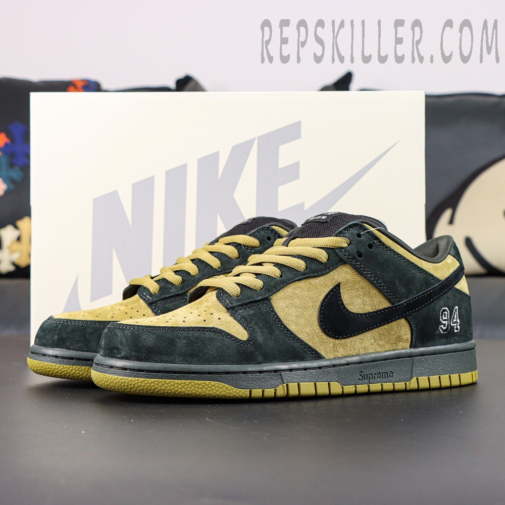 Sup X Dunk Low Sb Camper Green