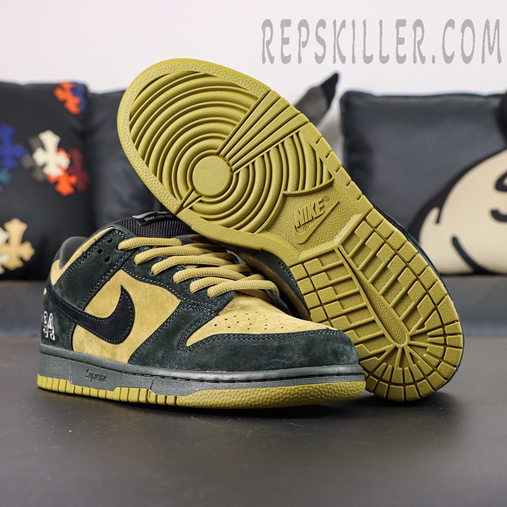 Sup X Dunk Low Sb Camper Green