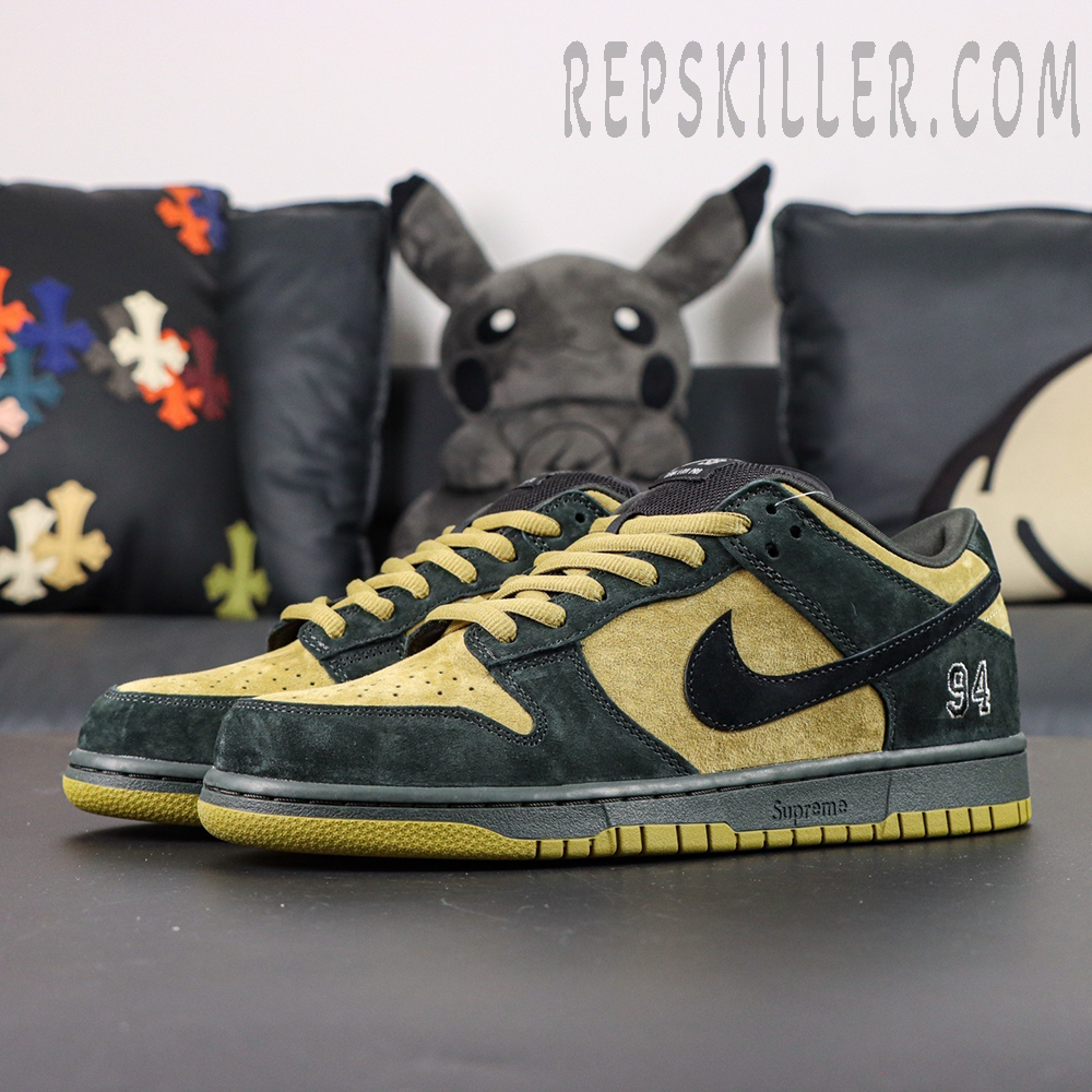 Sup X Dunk Low Sb Camper Green