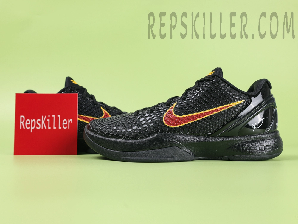 Kobe 6 Protro Black Red Venom