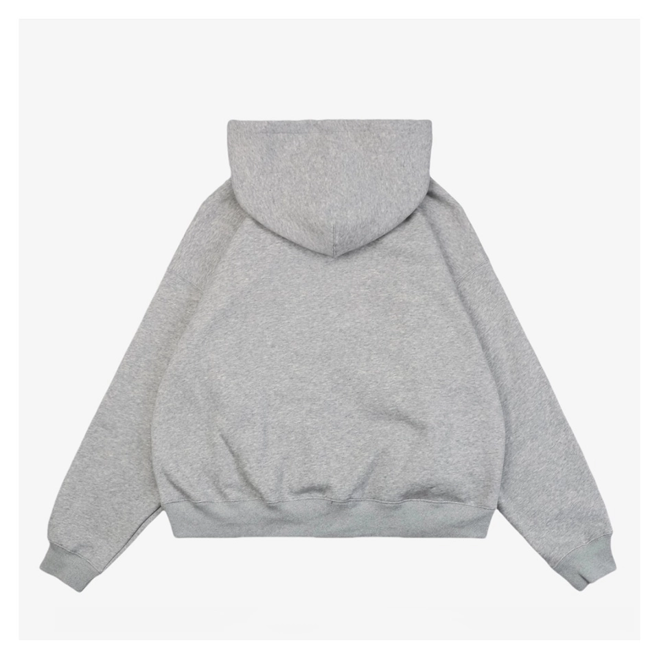 Nike X Stussy Box Logo Embroidered Fleece Lined Zip Hoodie