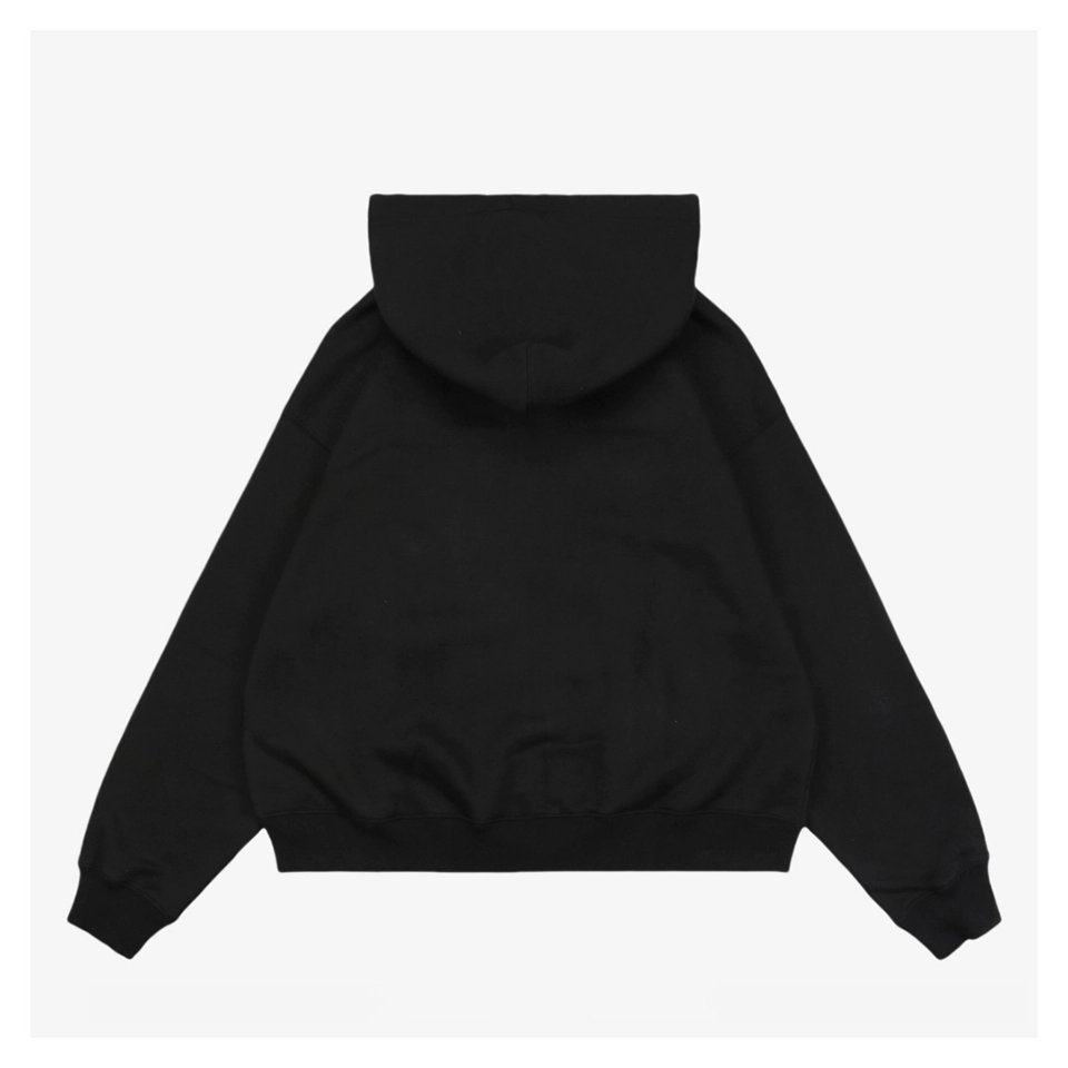 Nike X Stussy Box Logo Embroidered Fleece Lined Zip Hoodie