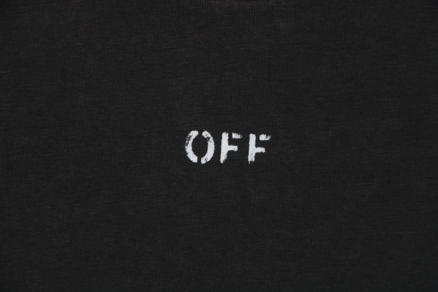 Off White Co Virgil Back Print Madonna Hymn Washed Graphic T Shirt