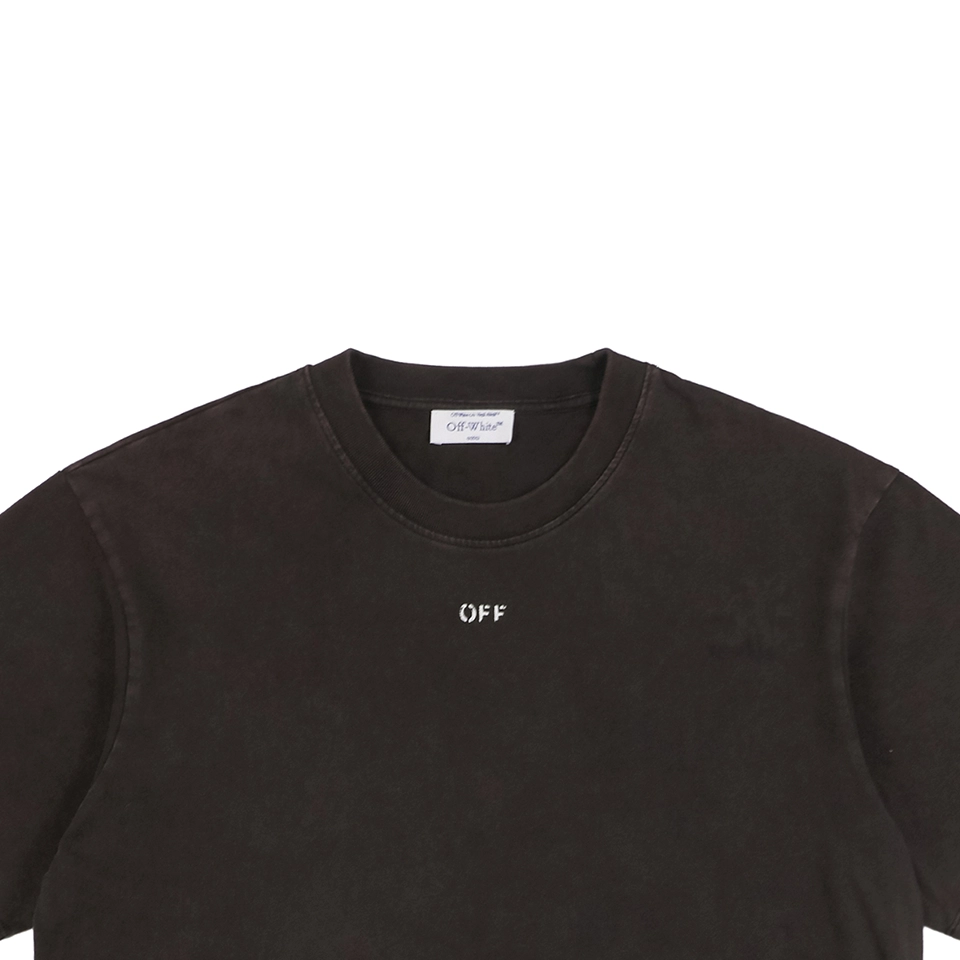 Off White Co Virgil Saint Matthew Angel Washed Graphic T Shirt