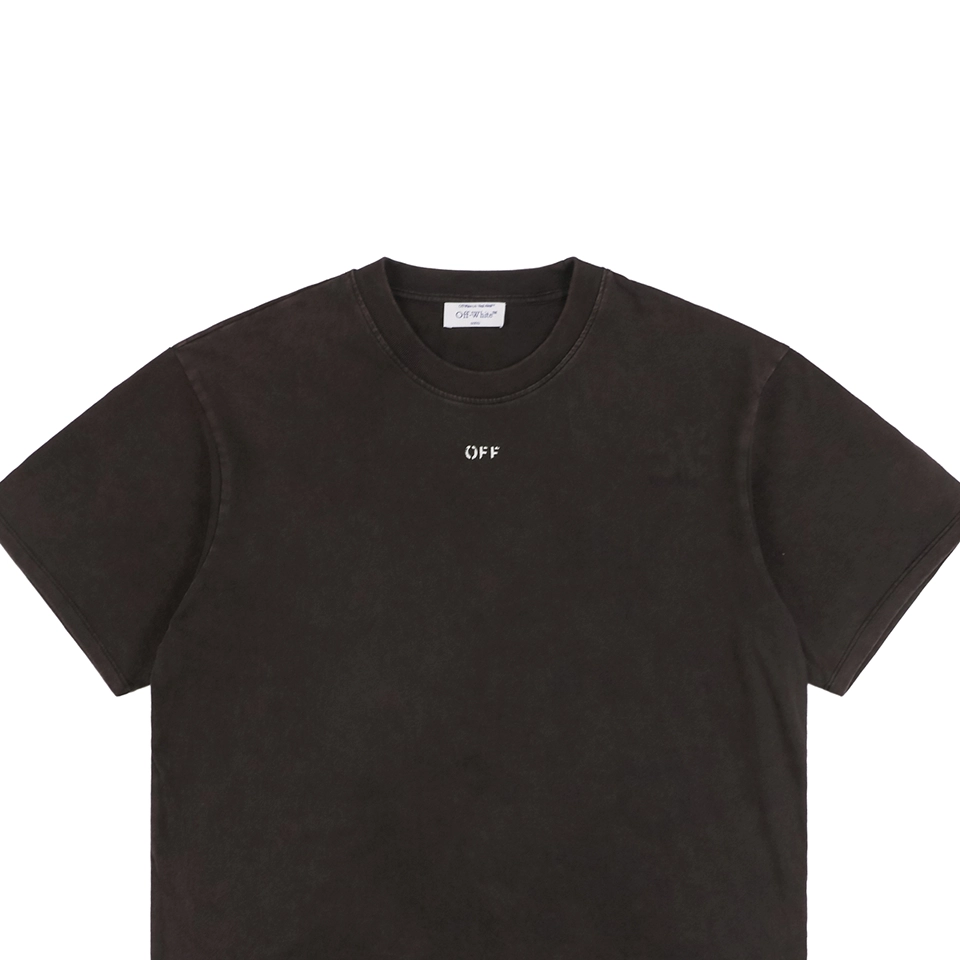 Off White Co Virgil Saint Matthew Angel Washed Graphic T Shirt