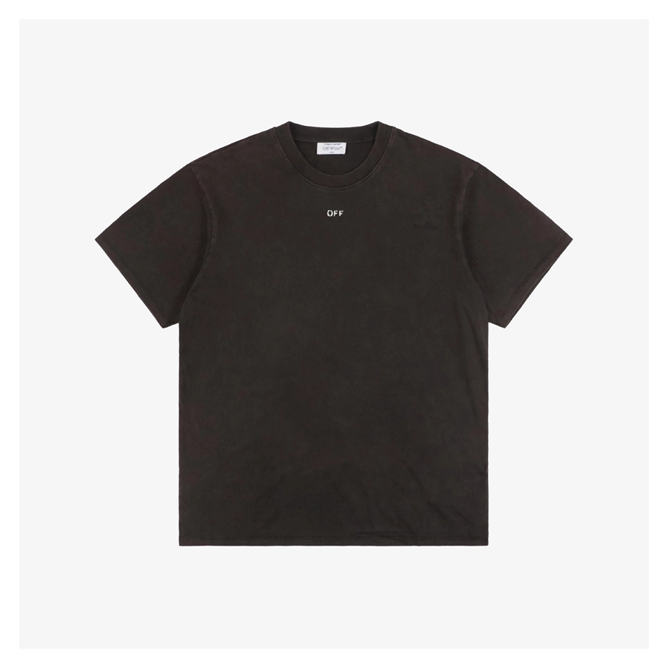 Off White Co Virgil Saint Matthew Angel Washed Graphic T Shirt