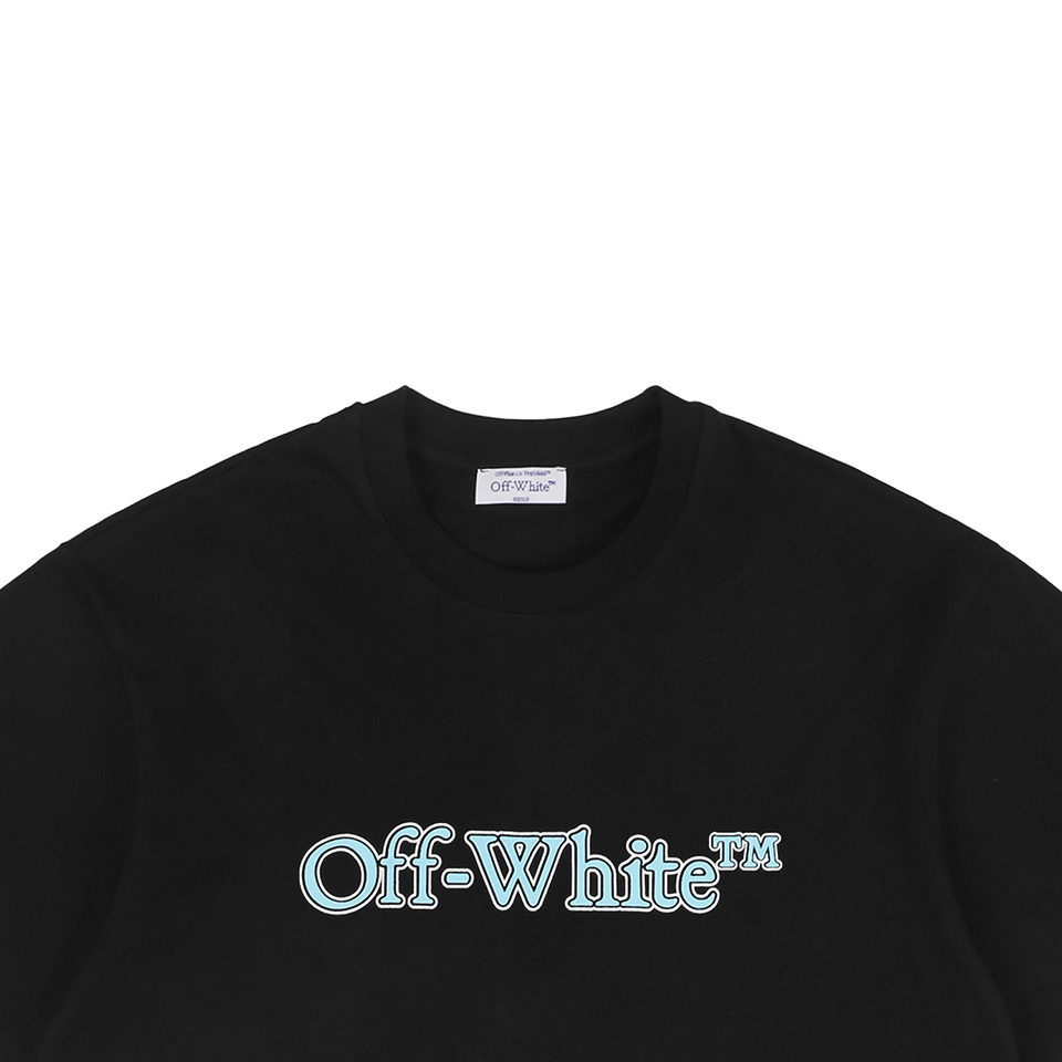 Off White Vintage Blue Off Letter Graphic T Shirt