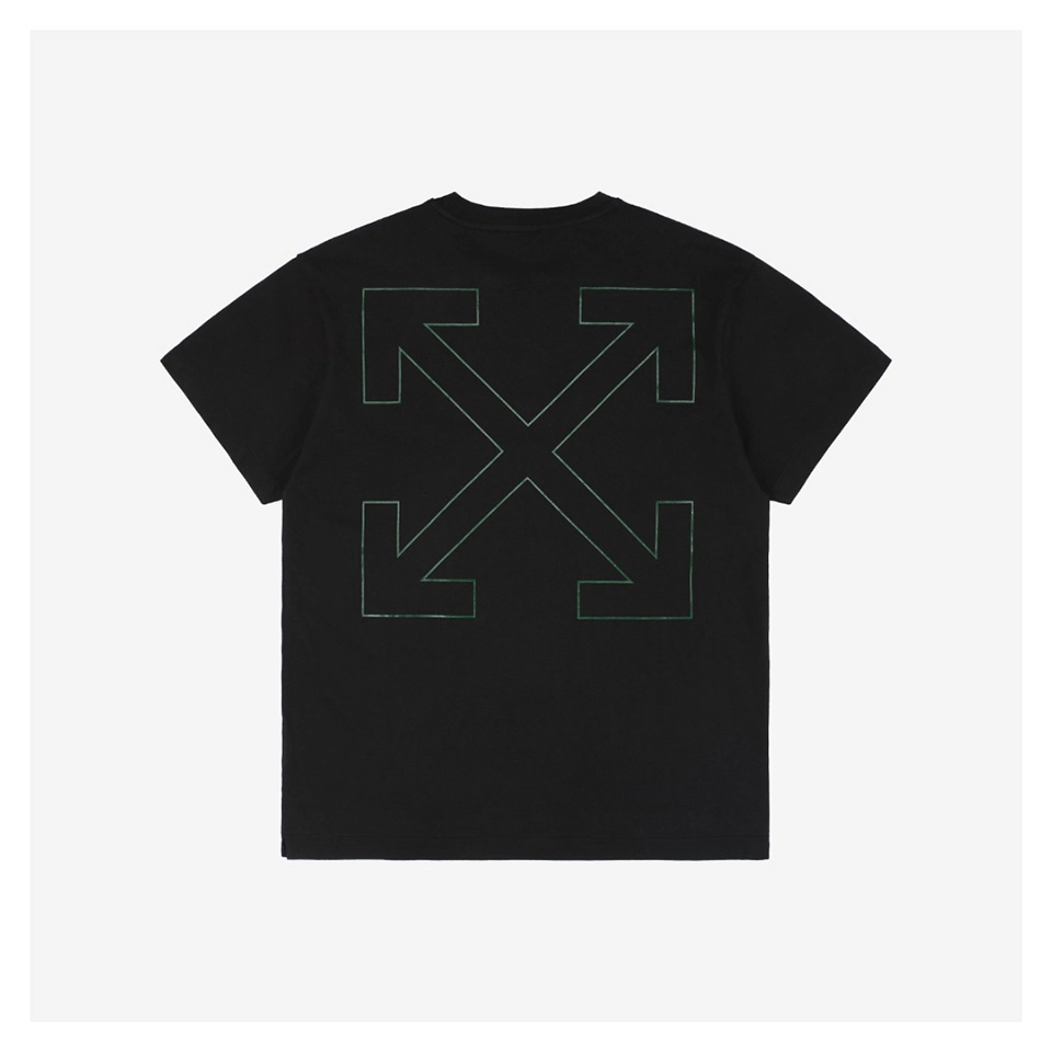 Off White Crocodile Dollar Print T Shirt