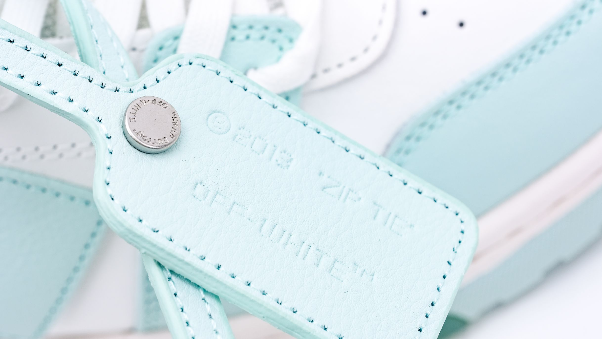 Off White Out Of Office White Mint Replica – Image 4 Off-White Out of Office 'White Mint' Replica