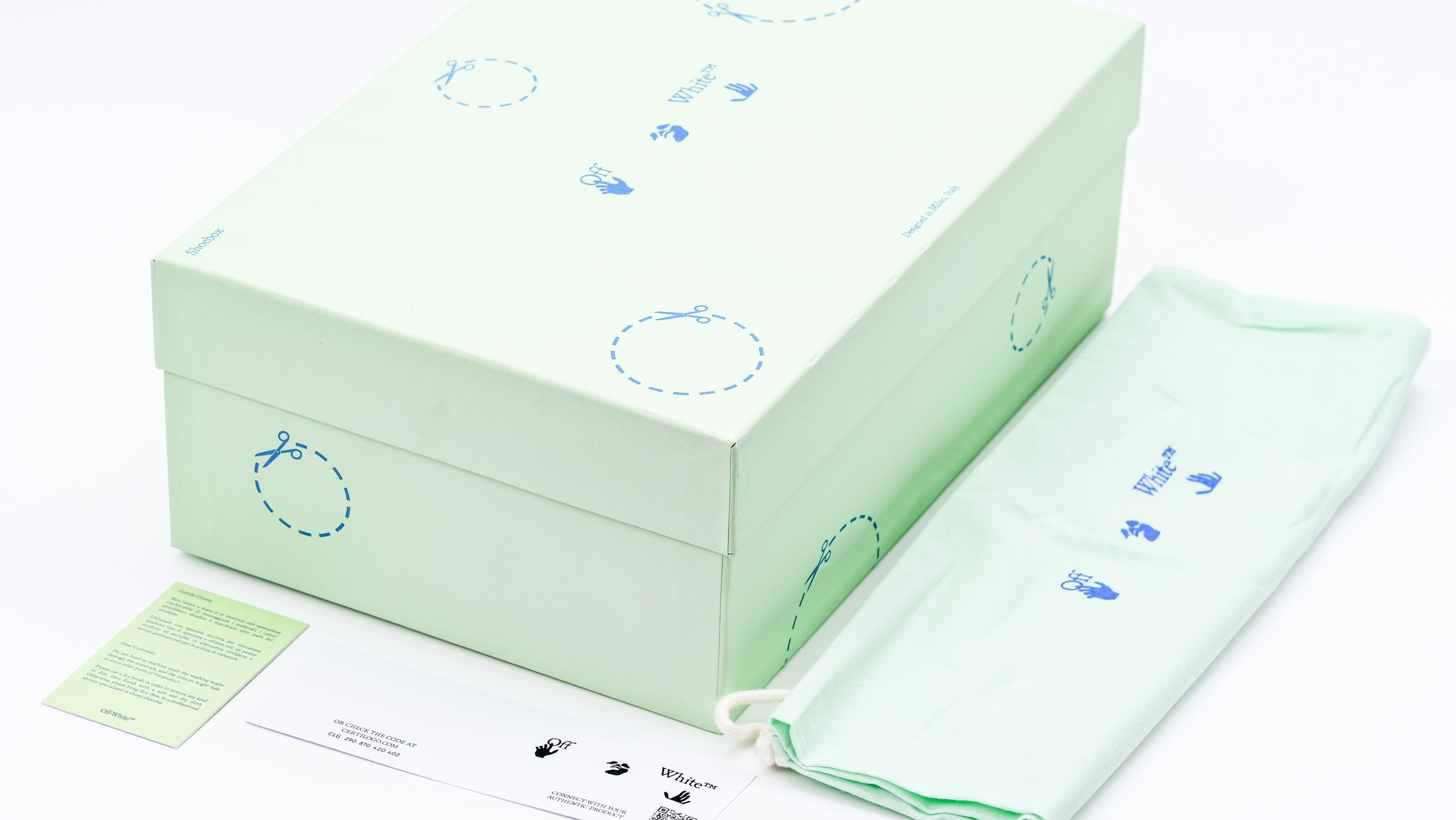Off White Out Of Office White Mint Replica – Image 7 Off-White Out of Office 'White Mint' Replica