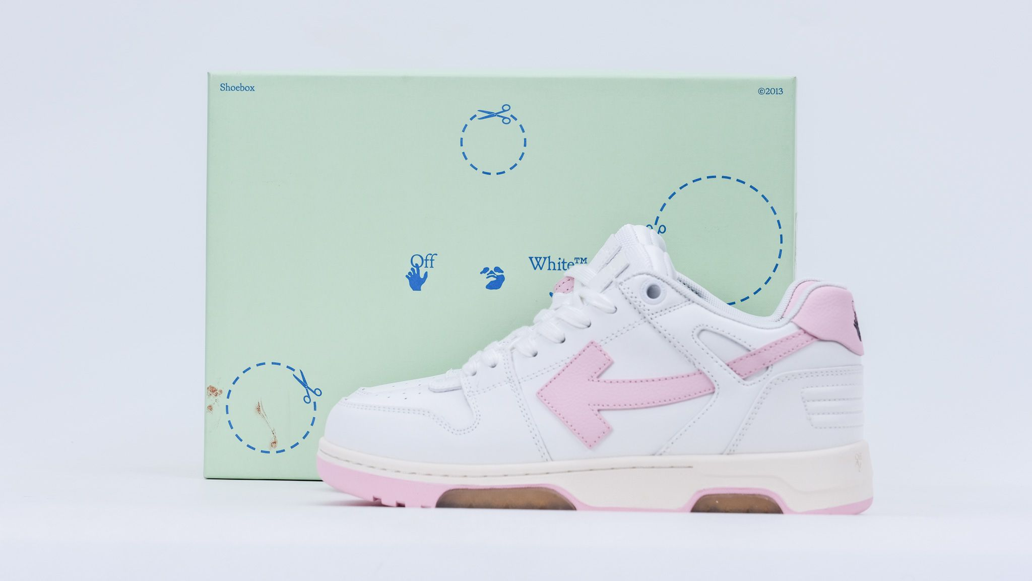 Off White Wmns Out Of Office White Pink Replica – Image 1 Off-White Wmns Out of Office 'White Pink' Replica