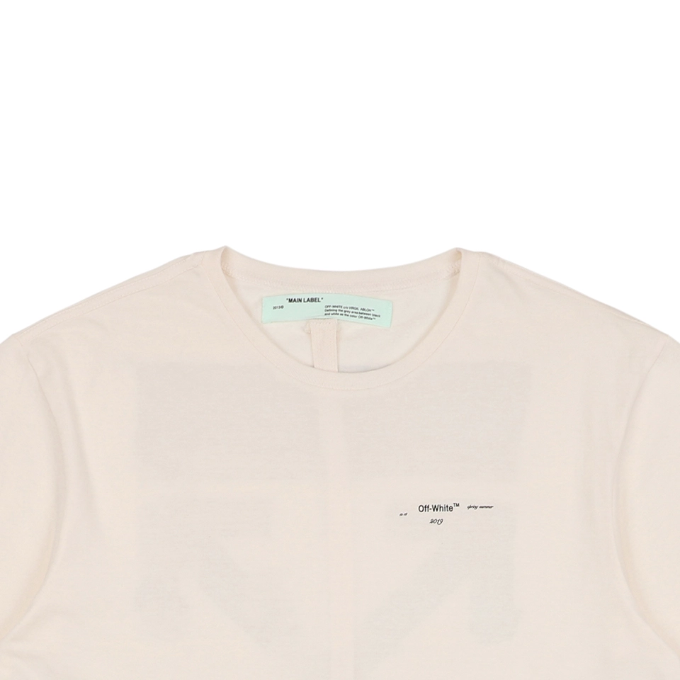 Off White C O Virgil Watercolor Oil Paint Arrow Print T Shirt