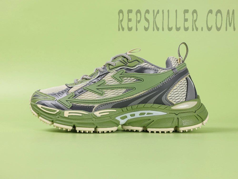 Off White Be Right Back Army Green Grey