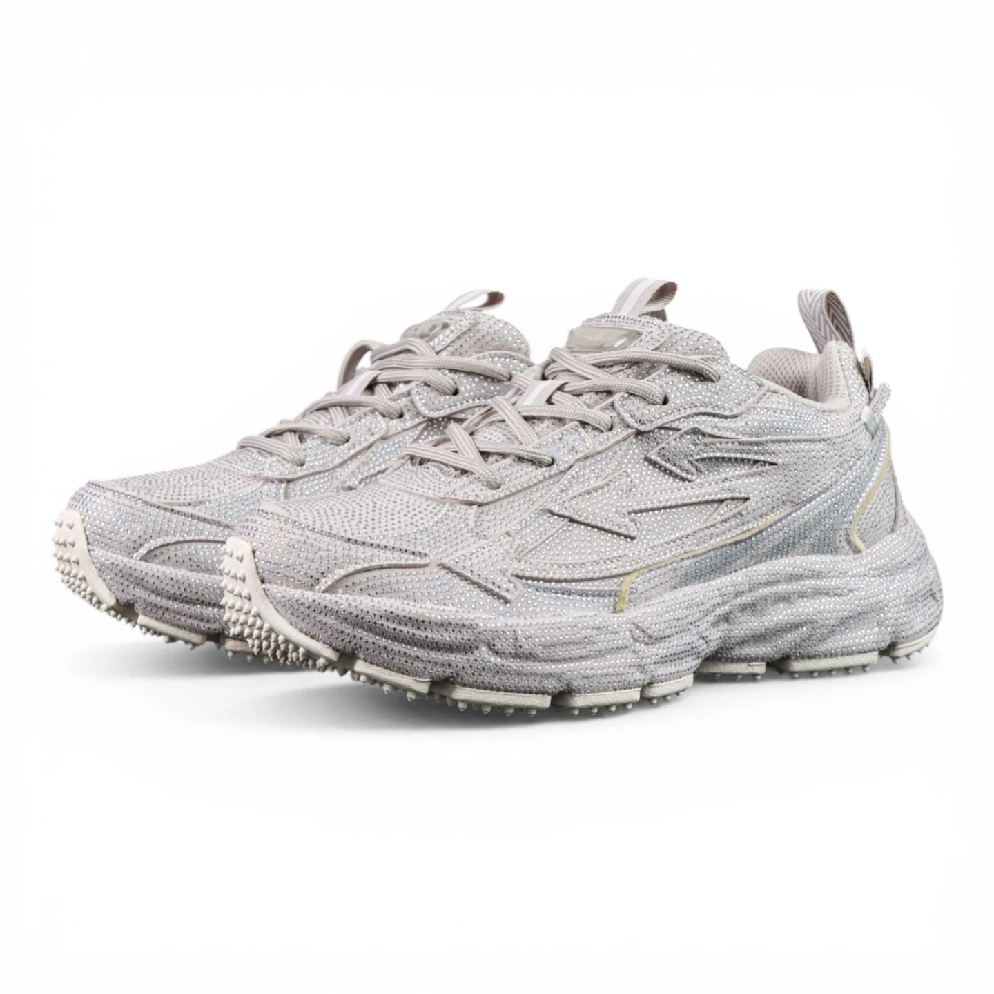Off White Be Right Back Sneakers Silver