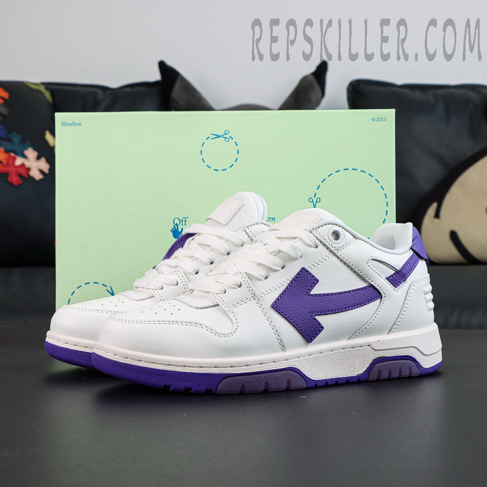 Off White Out Of Office White Dark Purple