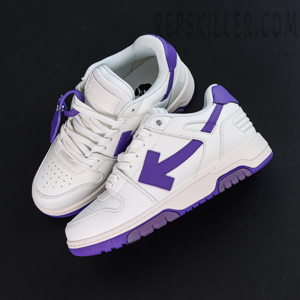 Off White Out Of Office White Dark Purple