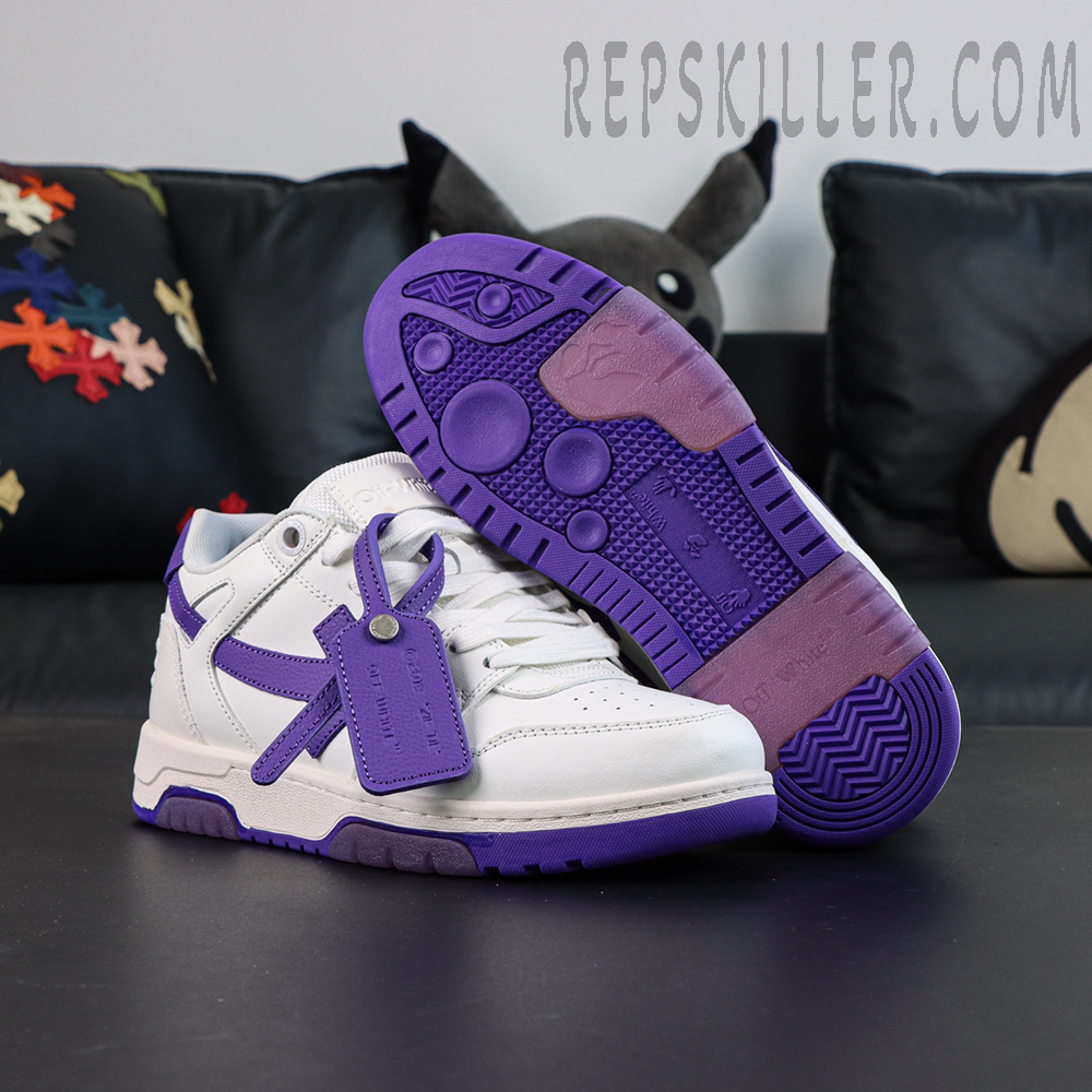 Off White Out Of Office White Dark Purple
