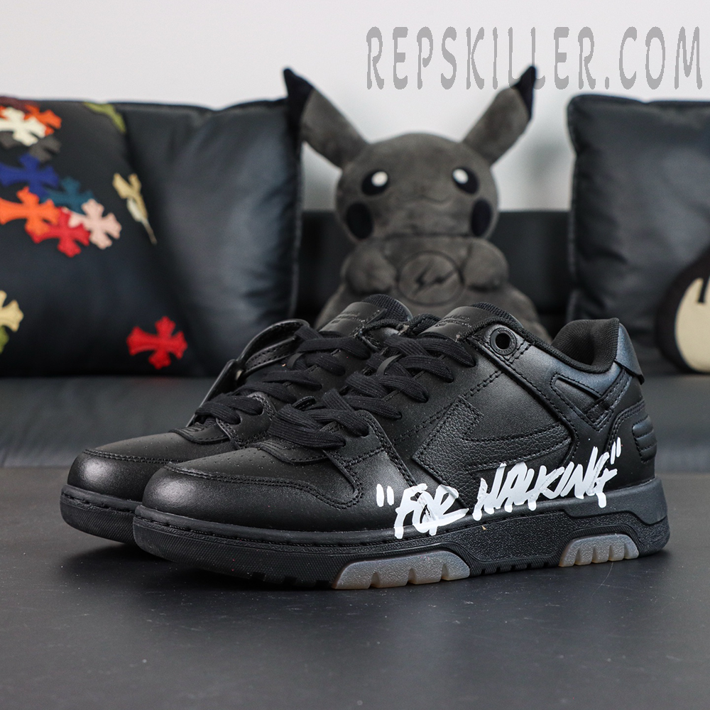 Off White Out Of Office For Walking Black White