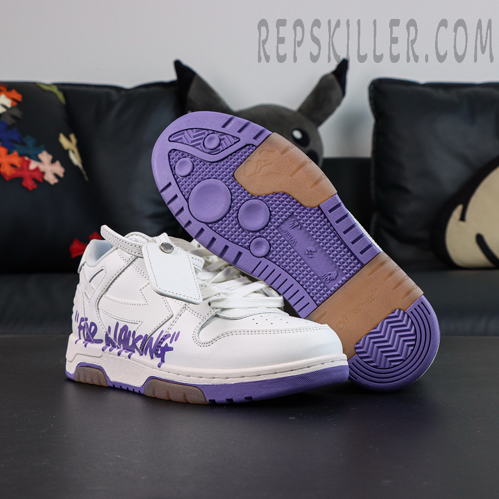 Off White Out Of Office For Walking White Lilac