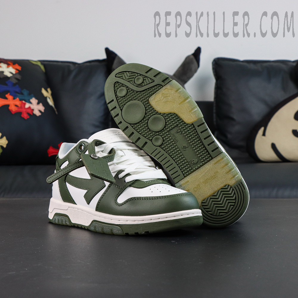 Off White Out Of Office Khaki White