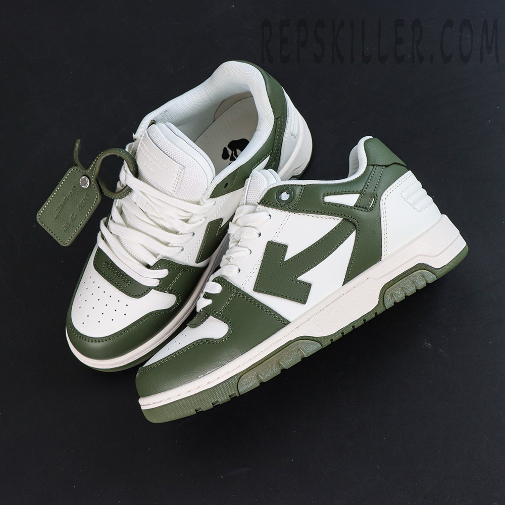 Off White Out Of Office Khaki White