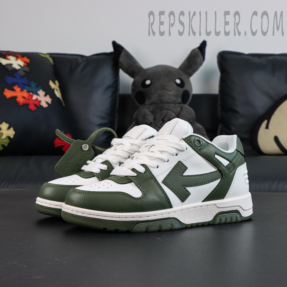 Off White Out Of Office Khaki White