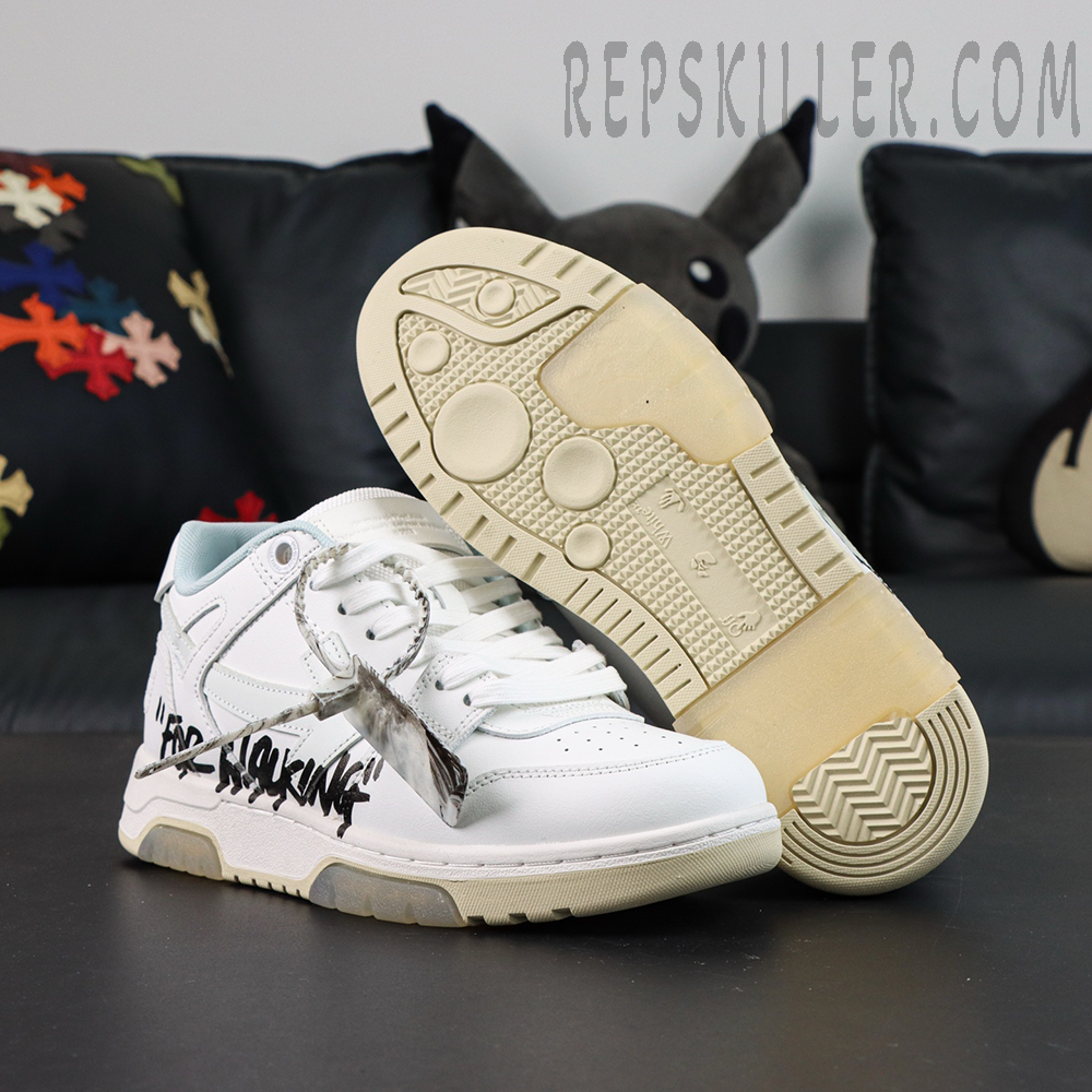 Off White Out Of Office Low For Walking White Black