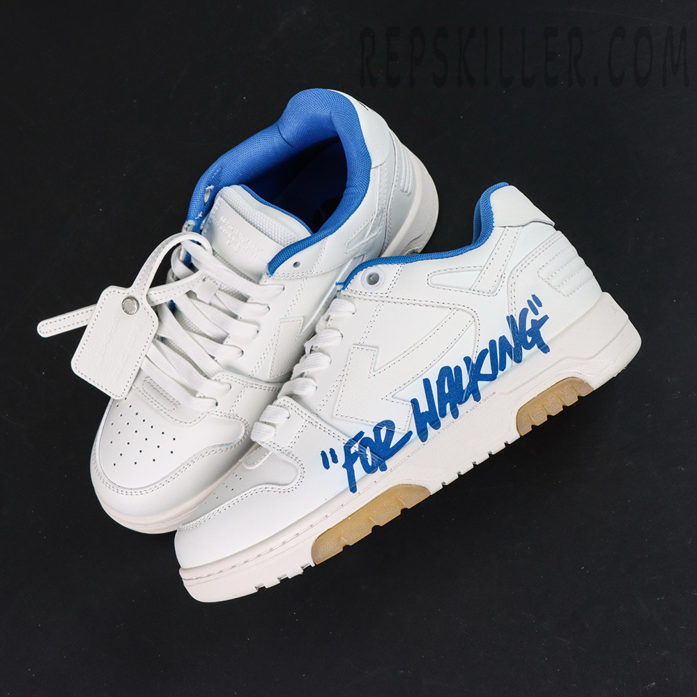 Off White Out Of Office Low For Walking White Blue