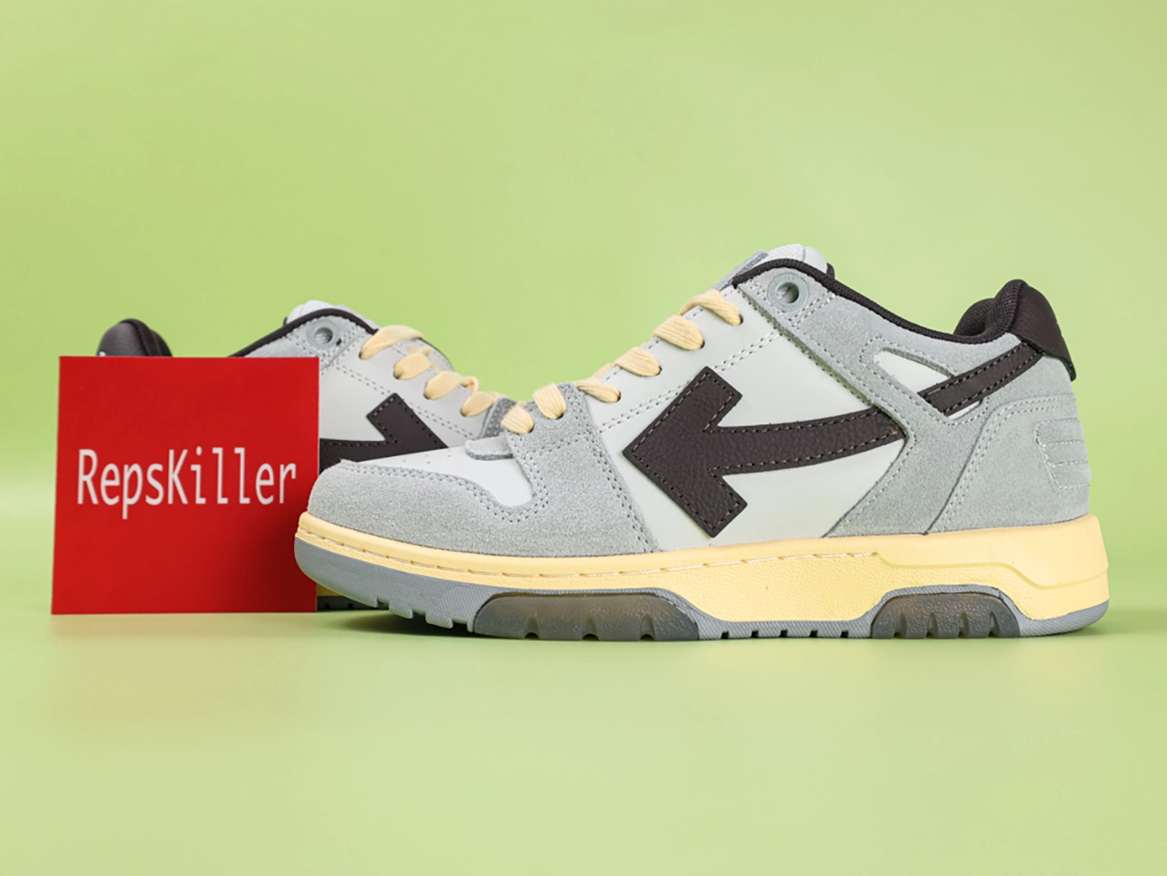 Off White Out Of Office Low Light Grey Anthracite